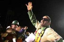 Thợ mỏ Chile được giải cứu. (Nguồn: Reuters)