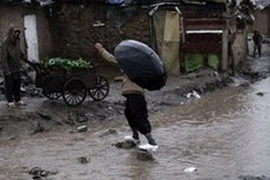 Mưa to ở Pakistan. (Nguồn: AP)