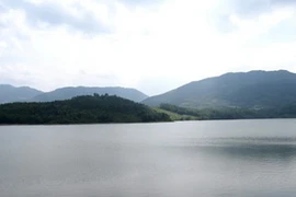 Hồ chứa nước Mạch Điểu. (Ảnh: Trang tin điện tử UBND tỉnh Quảng Ngãi)