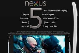 "Bom tấn" smartphone Nexus 5.