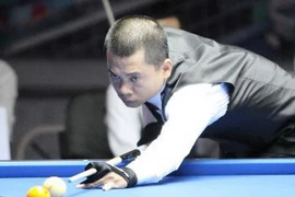 Cơ thủ Dương Anh Vũ cũng tham dự giải. (Ảnh: Quang Nhựt/TTXVN)