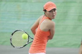 Phi Khanh mang huy chương vàng về cho đoàn Thành phố Hồ Chí Minh. (Ảnh: Phạm Kiên/TTXVN)