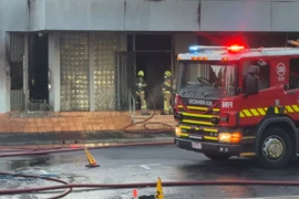 Hàng chục lính cứu hỏa đã nhanh chóng đến hiện trường dập tắt đám cháy. (Nguồn: ABC)