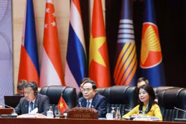 Chủ tịch Quốc hội Trần Thanh Mẫn dự phiên họp Ban chấp hành Đại hội đồng Liên Nghị viện các quốc gia Đông Nam Á lần thứ 45 (AIPA-45). (Ảnh: Thống Nhất/TTXVN)