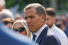 Ông Hunter Biden, con trai Tổng thống Mỹ Joe Biden, tại Nhà Trắng, Washington D.C., Mỹ, ngày 20/5/2024. (Ảnh: THX/TTXVN)