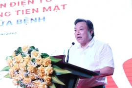 Ông Nguyễn Huy Ngọc phát biểu tại một hội thảo tại thành phố Việt Trì hồi tháng Tám vừa qua. (Ảnh: Tạ Toàn/TTXVN)