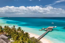 Một bãi biển ở Maldives. (Nguồn: CNN)