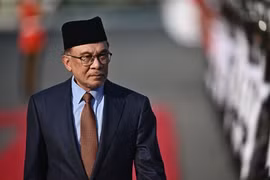 Thủ tướng Malaysia Anwar Ibrahim. (Ảnh: AFP/TTXVN)