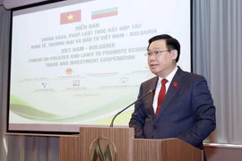 Chủ tịch Quốc hội Vương Đình Huệ phát biểu. (Ảnh: Doãn Tấn/TTXVN)