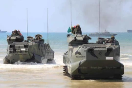 Hai binh sỹ Thái Lan thiệt mạng trong vụ lật xe tăng khi diễn tập