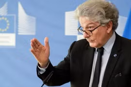 Ủy viên Thị trường Nội địa EU Thierry Breton. (Nguồn: Getty images)