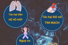 [Infographics] Những tác hại của thuốc lá điện tử, thuốc lá nung nóng