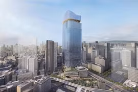 Động thổ tòa nhà chọc trời Torch Tower cao nhất Nhật Bản