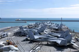 Mỹ: Tàu sân bay Ronald Reagan tập trận gần đảo Iwo Jima của Nhật Bản