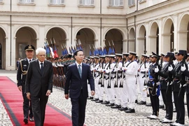 Lễ đón chính thức Chủ tịch nước Võ Văn Thưởng thăm cấp nhà nước Italy