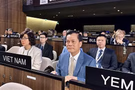 Thứ trưởng Ngoại giao Hà Kim Ngọc tham gia Kỳ họp lần thứ 42 của UNESCO ở thủ đô Paris từ 11-22/11. (Ảnh: Thu Hà/TTXVN)