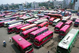 Mọi thông tin về hàng hoá, giá cước của ngành vận tải sẽ được hiện thị hết lên sàn giao dịch vận tải. (Ảnh: TTXVN)