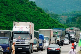 Tuyến đường Quốc lộ 1 hiện tại đoạn đi qua tỉnh Lạng Sơn. (Ảnh: Việt Hùng/Vietnam+)