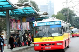 Xe buýt của Transerco đã “cõng” gần 260 triệu lượt hành khách. (Ảnh: Huy Hùng/TTXVN)