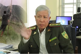 Ông Nguyễn Quang Thành - Hạt trưởng Hạt Kiểm lâm khu vực Cát Hải, Bạch Long Vỹ. (Ảnh: PV/Vietnam+)