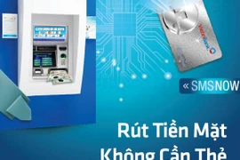 Ra mắt dịch vụ rút tiền tại ATM không cần thẻ