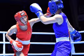 Nguyễn Thị Tâm tạo nên lịch sử cho boxing Việt Nam dù không thắng ở chung kết thế giới. (Ảnh: FBNV)