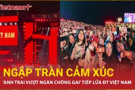 Đội tuyển Việt Nam được "Anh trai vượt ngàn chông gai" ủng hộ đánh bại Indonesia