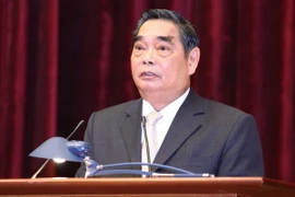 Ông Lê Hồng Anh - Ủy viên Bộ Chính trị, Thường trực Ban Bí thư. (Ảnh: Doãn Tấn/TTXVN)
