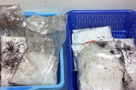 Tang vật một vụ buôn bán heroin bị phát hiện. (Ảnh minh họa. Nguồn: TTXVN)