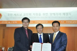 Hoban tài trợ 30 triệu won cho Hội người Việt tại Hàn Quốc