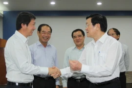Chủ tịch nước thăm doanh nghiệp FDI tại tỉnh Bình Dương