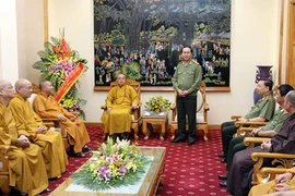 Giáo hội Phật giáo chúc mừng lực lượng công an nhân dân