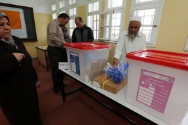 Một điểm bỏ phiếu ở Libya. (Nguồn: AFP)