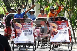 Những người ủng hộ Thống đốc Jakarta Joko Widodo. (Nguồn: Dreamstime)