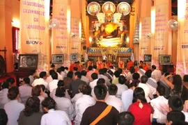 Đại lễ cầu siêu các anh hùng liệt sỹ Việt-Lào tại Vientiane