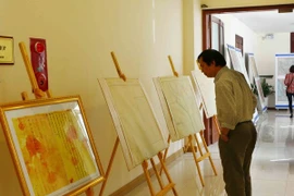 Khách tham quan triển lãm. (Ảnh: Nguyễn Đăng Lâm/TTXVN)