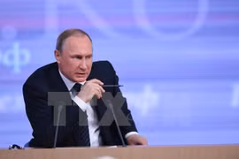 Tổng thống Nga Vladimir Putin. (Nguồn: THX/TTXVN)