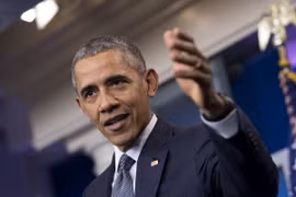 Tổng thống Mỹ Barack Obama phát biểu trong cuộc họp báo ở thủ đô Washington ngày 6/5. (Nguồn: EPA/TTXVN)
