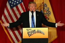 Ông Donald Trump phát biểu tại Lawrenceville, New Jersey, Mỹ ngày 19/5. (Nguồn: AFP/TTXVN)