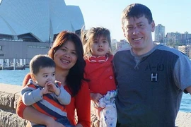 Gia đình anh Gavin Rhodes. (Nguồn: theaustralian.com.au)