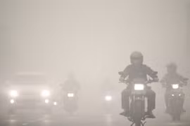 Khói bụi bao phủ tại Palangkaraya, tỉnh Trung Kalimantan, đảo Borneo. (Nguồn: AFP/TTXVN)
