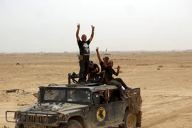 Lực lượng an ninh Iraq được triển khai chống IS tại Ramadi. (Nguồn: Reuters/TTXVN)