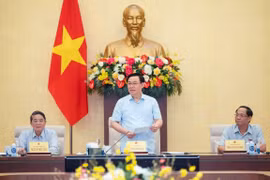 Chủ tịch Quốc hội Vương Đình Huệ phát biểu. (Ảnh: Doãn Tấn/TTXVN)