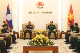 Quang cảnh buổi tiếp. (Ảnh: Hồng Pha/TTXVN phát)