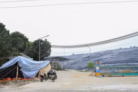 Khu xử lý rác thải Xuân Sơn. (Ảnh: Hoài Nam/Vietnam+)