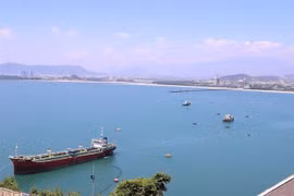 Khu cảng biển Liên Chiểu. (Ảnh: Dương Giang/TTXVN)