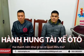 Thanh niên 'hổ báo' hành hung tài xế ôtô ở đường vành đai 2 khai gì với công an?
