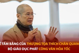 Bản tin 60s: Bộ GD-ĐT có công văn về tấm bằng của Thượng tọa Thích Chân Quang