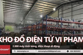 Thu hàng ngàn máy tính bảng trong vụ đột kích kho hàng TikTok Shop khổng lồ