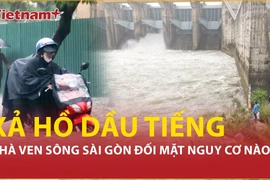 Hồ thủy điện lớn nhất Việt Nam xả lũ 60 triệu m3, TP. HCM khẩn trương chống ngập